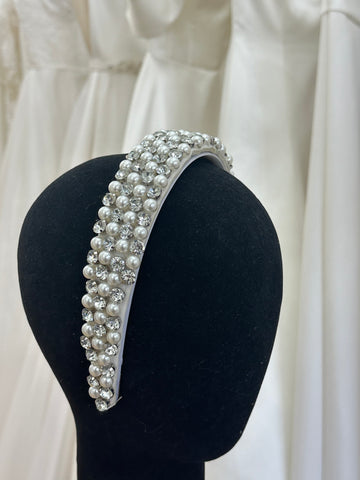 Baroque Rhinestone and Pearl Headband