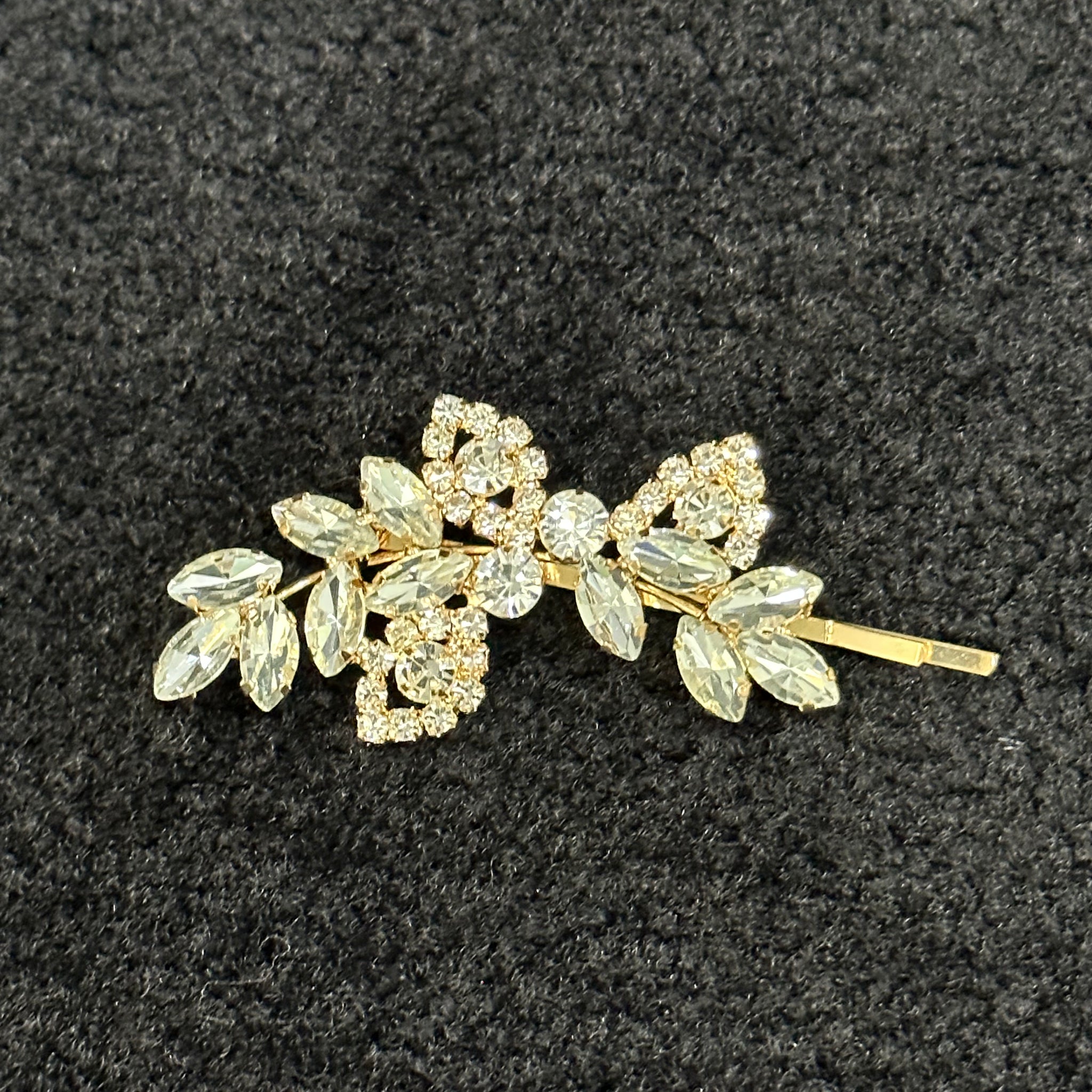 Gold Crystal Hair Slide