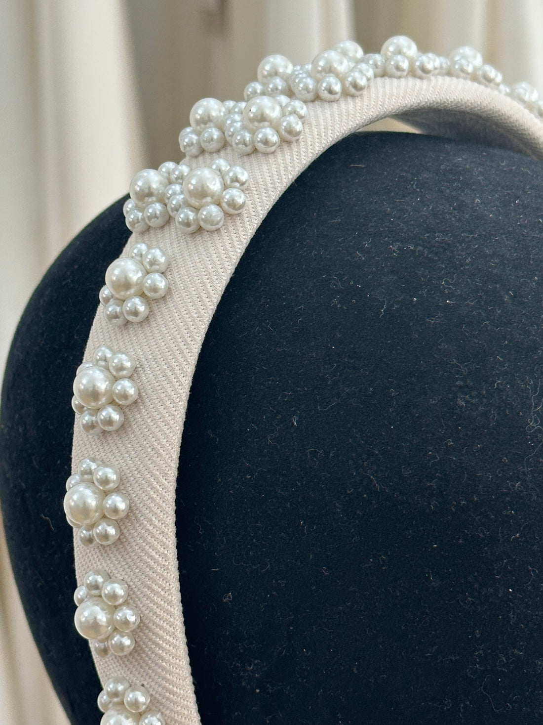 Cluster Pearl Headband