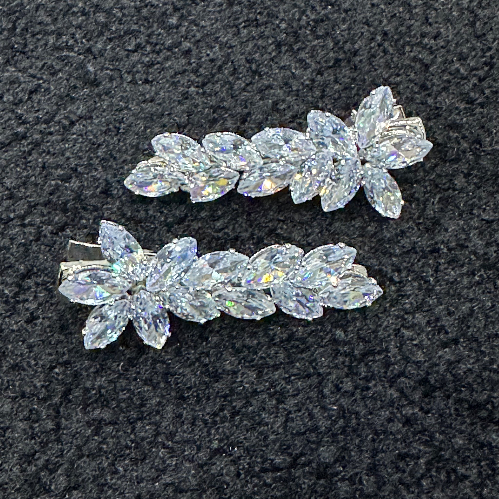 Cubic Zirconia Set of 2 Hair Slides