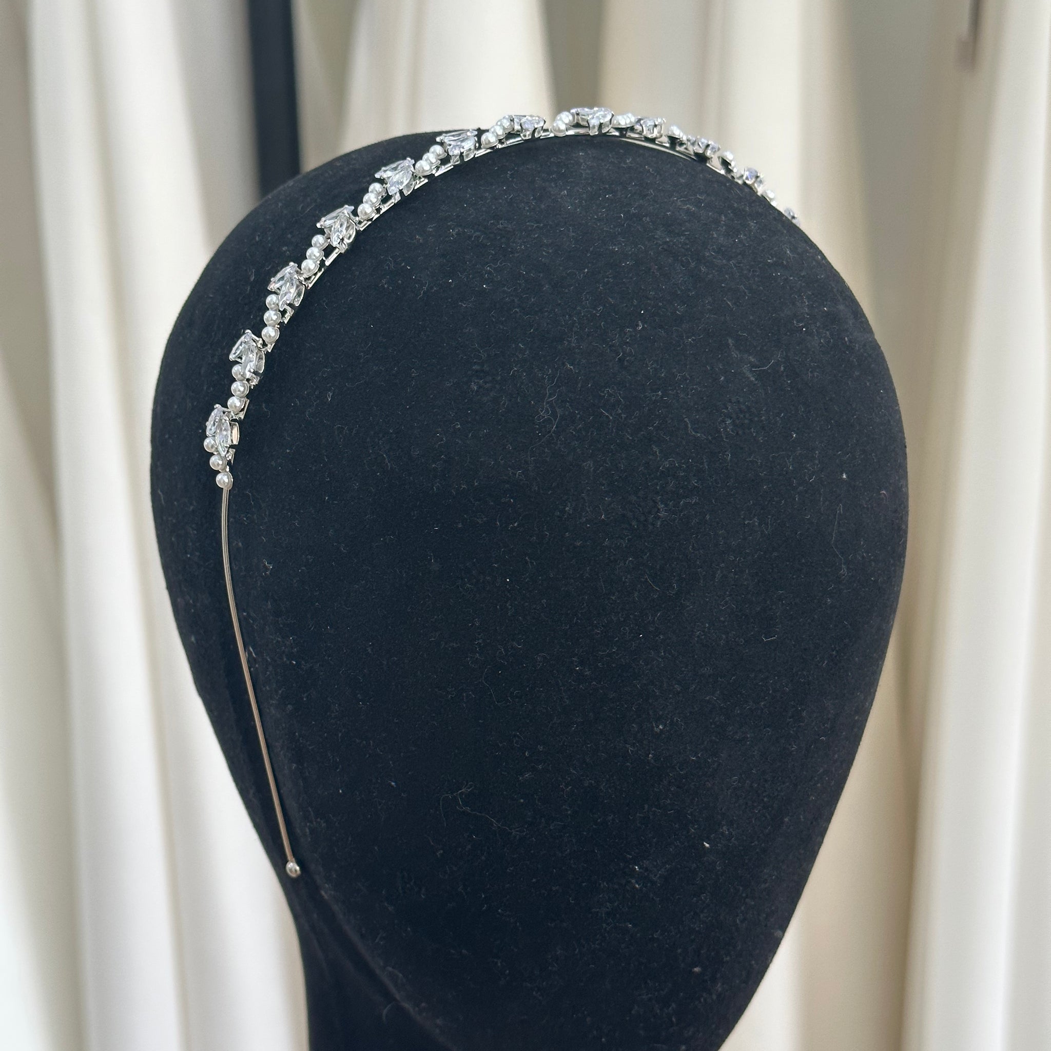 Slim Pearl / Crystal Headband