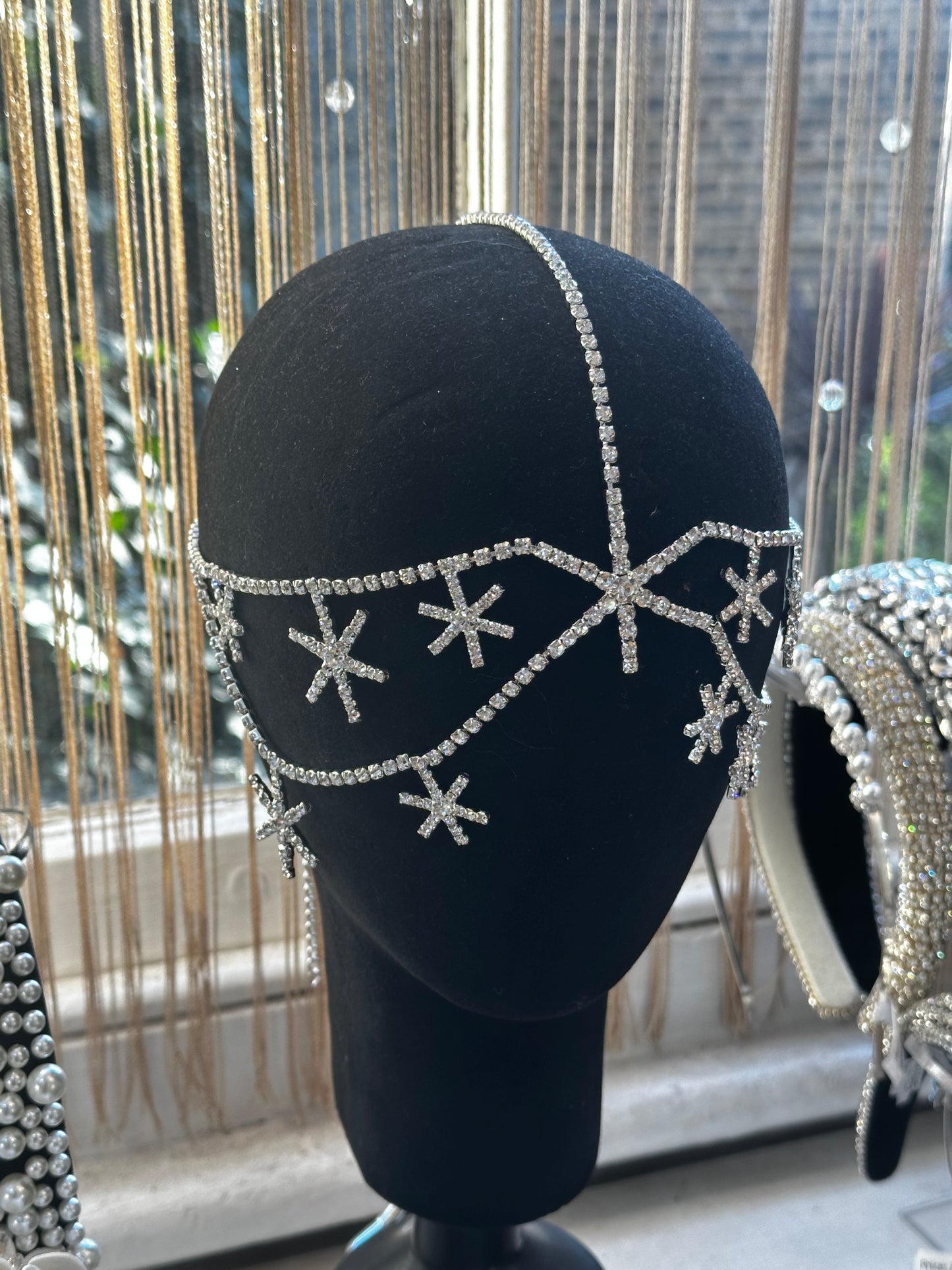 Silver Crystal Headpiece