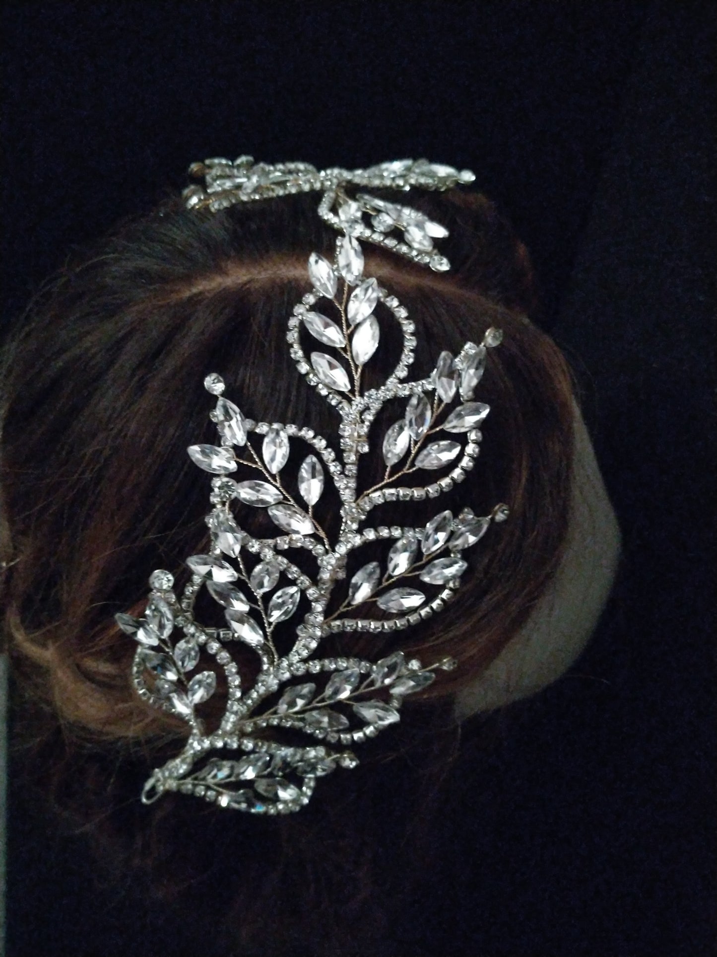 Crystal Leaf Headband