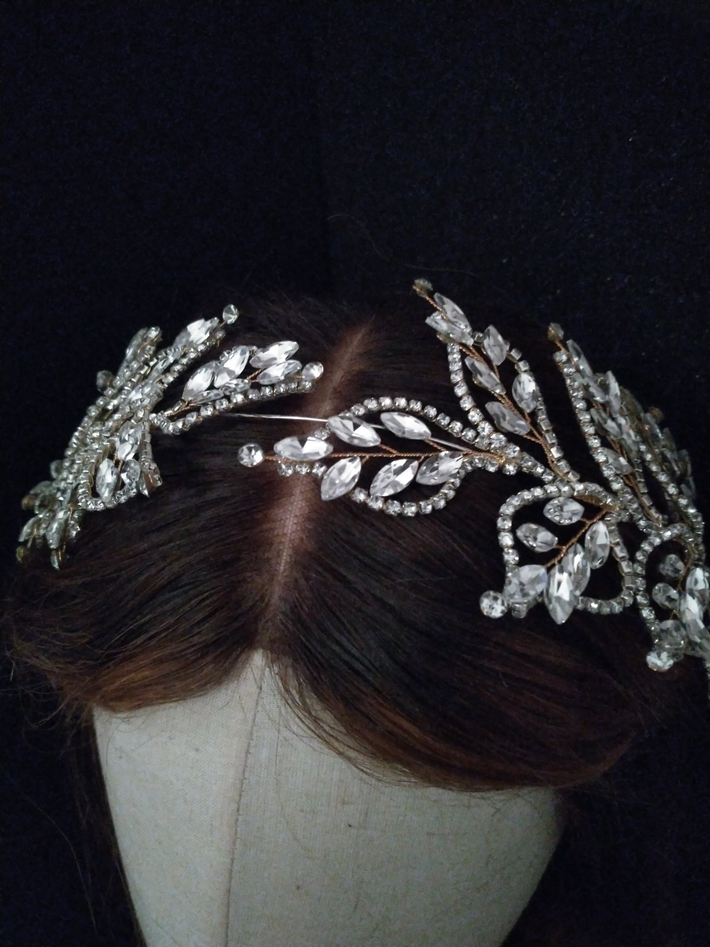 Crystal Leaf Headband