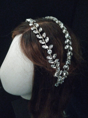 Double Vine Crystal Head Piece