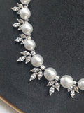Pearl Rhinestone Necklace Set