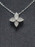 Floral Rhinestone Necklace