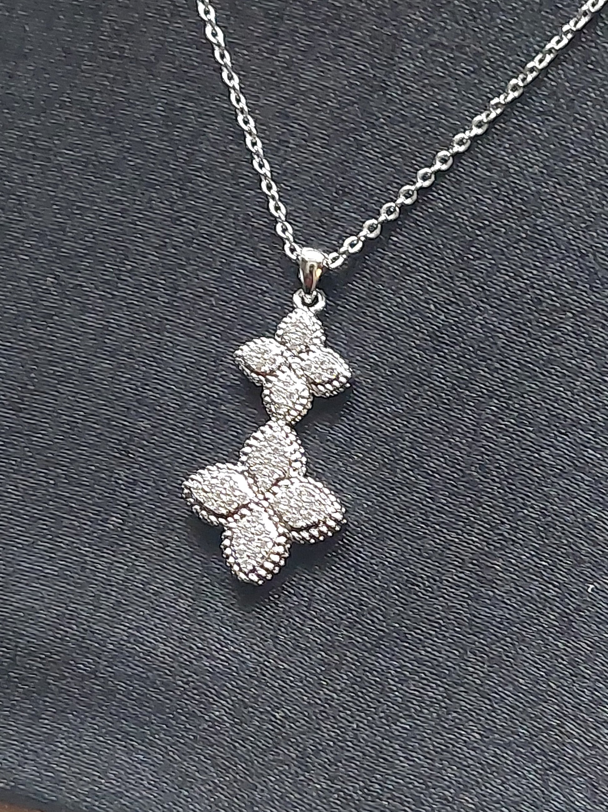 Double Floral Necklace Set