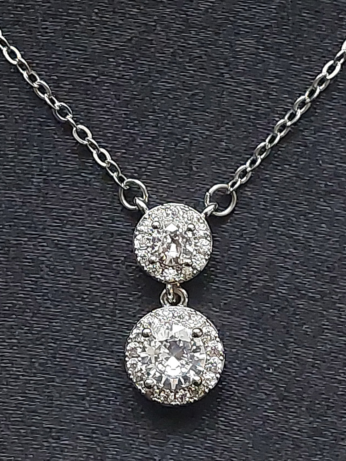 Double Solitaire Necklace Set