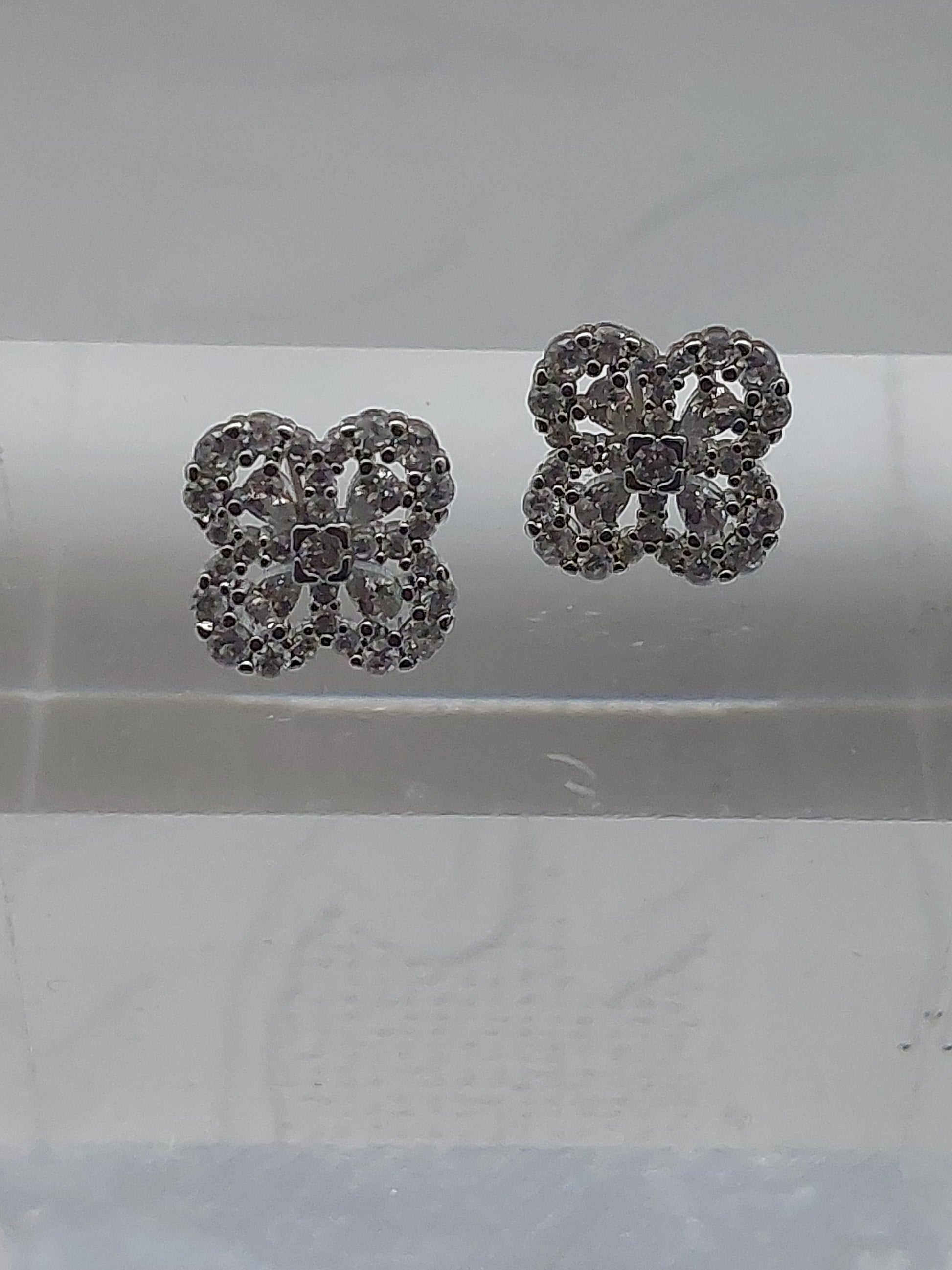 Blossom Flower Rhinestone Necklace Set