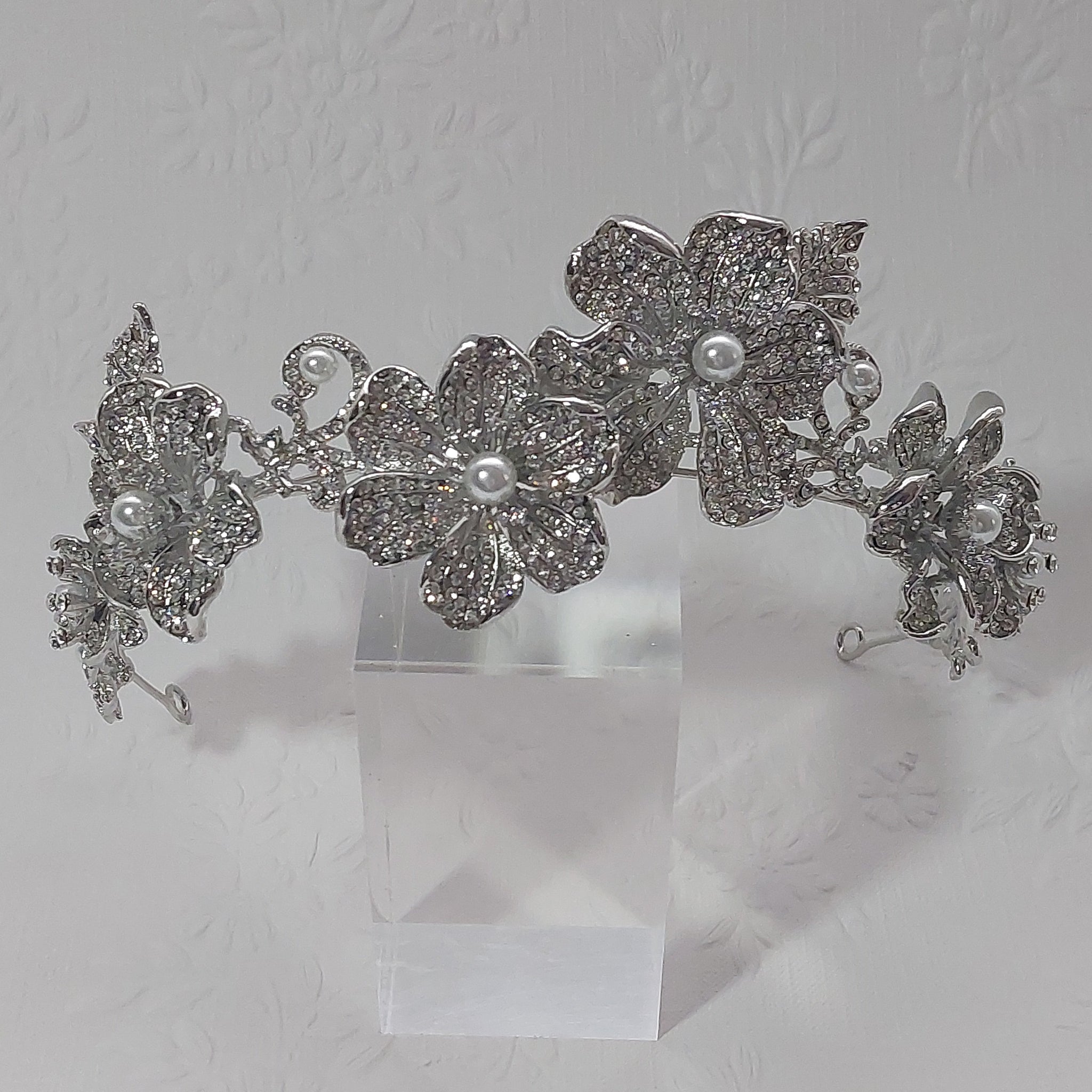 Flower and Pearl Tiara