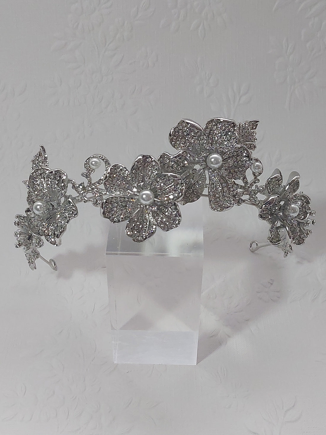 Flower and Pearl Tiara