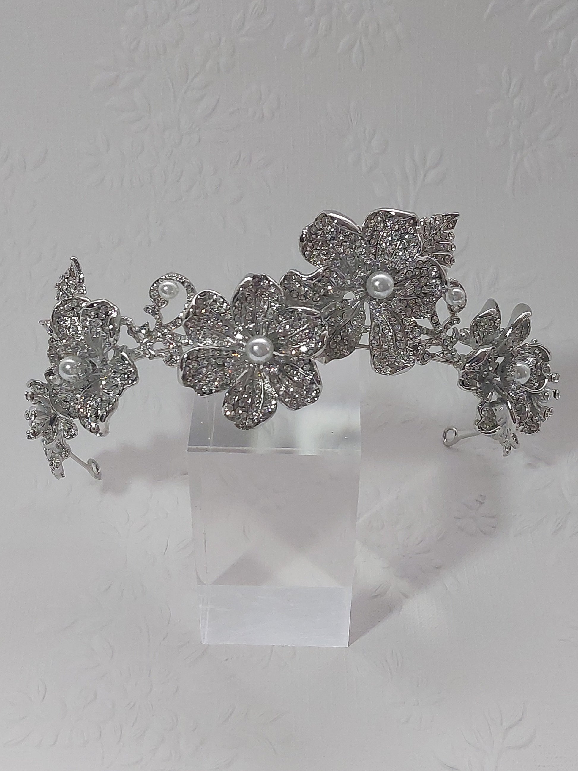 Flower and Pearl Tiara