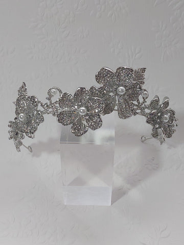 Flower and Pearl Tiara
