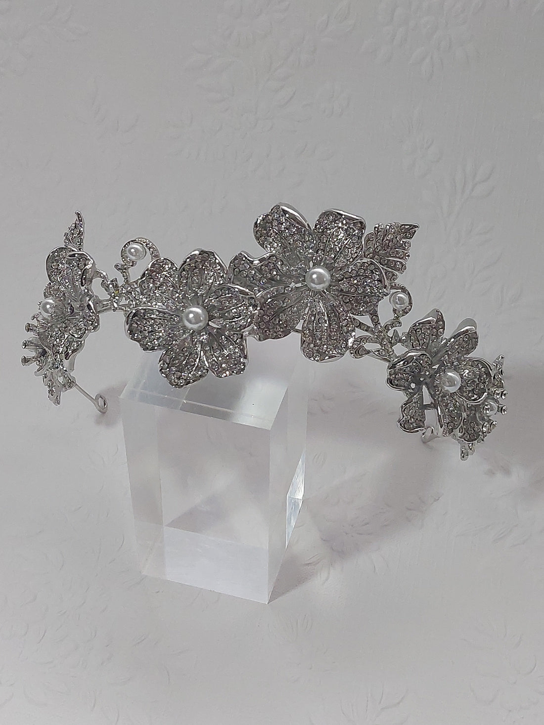 Flower and Pearl Tiara