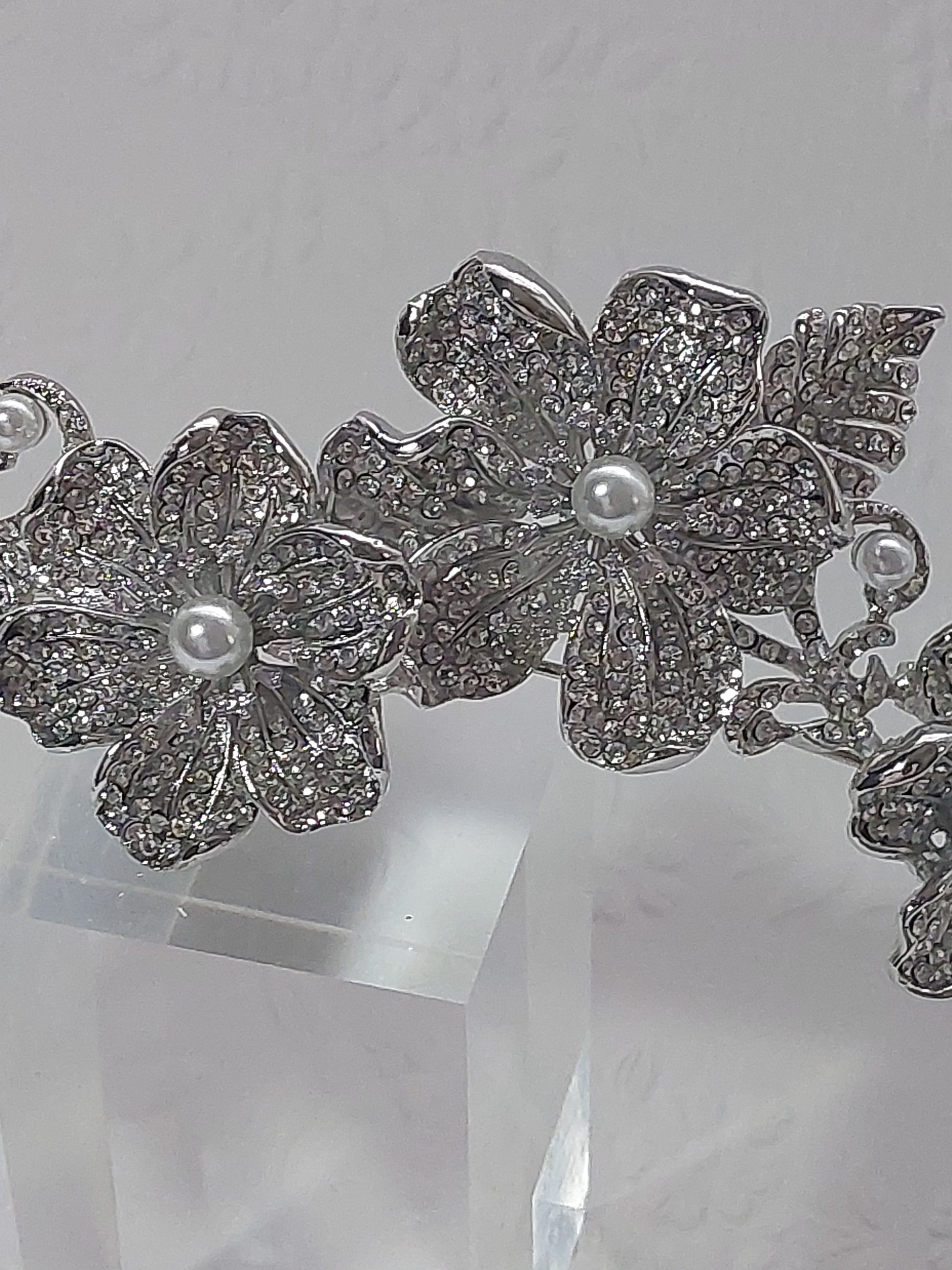 Flower and Pearl Tiara