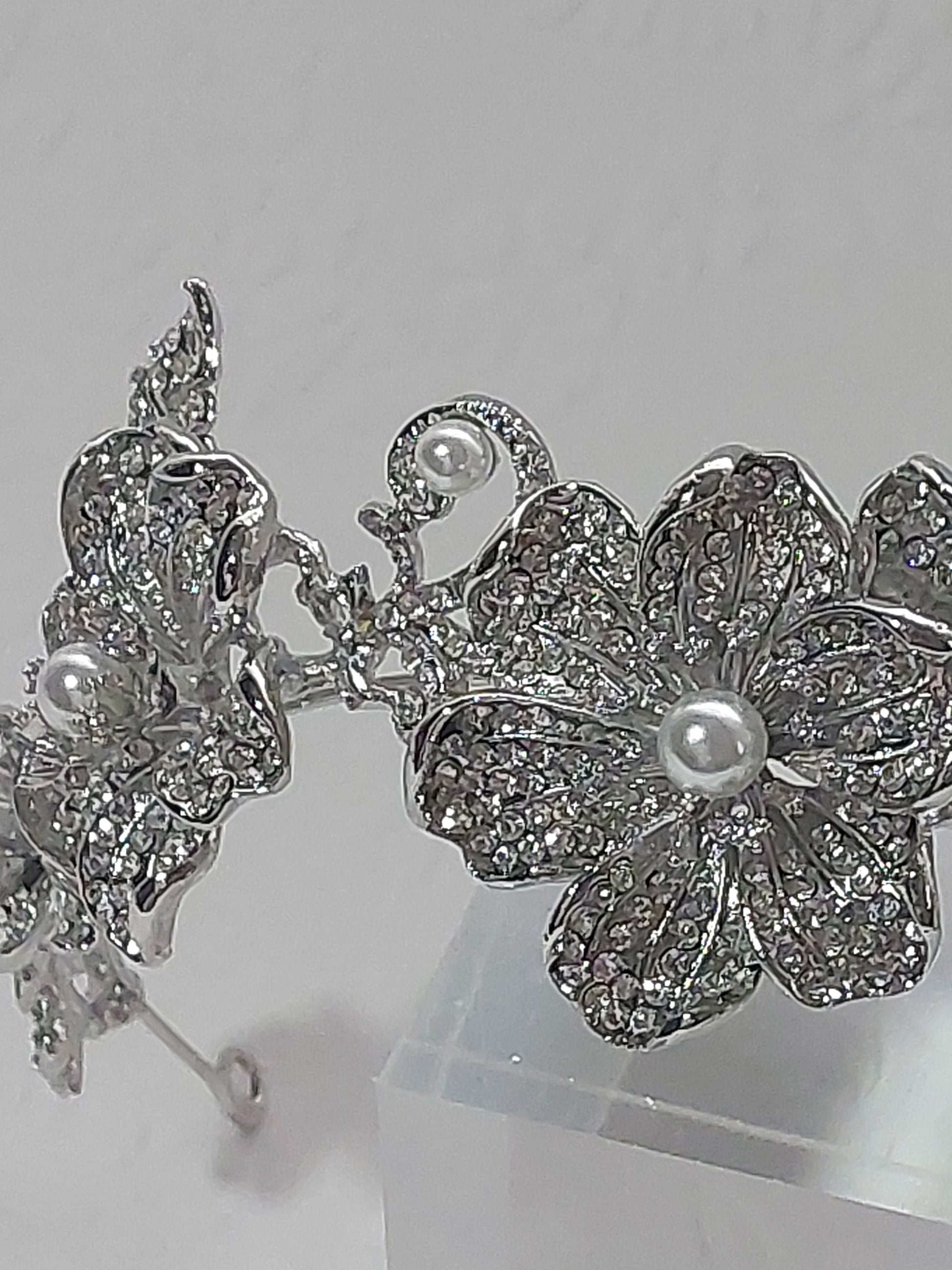 Flower and Pearl Tiara