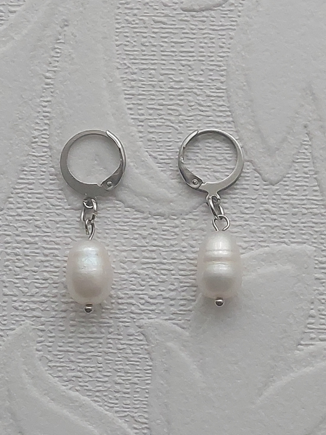 Short Drop Pearl Earrings