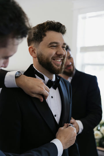 GROOM DRESSER:  Groom and up to 4 x Groomsmen, 1 x Grooms Suit and Reception Look