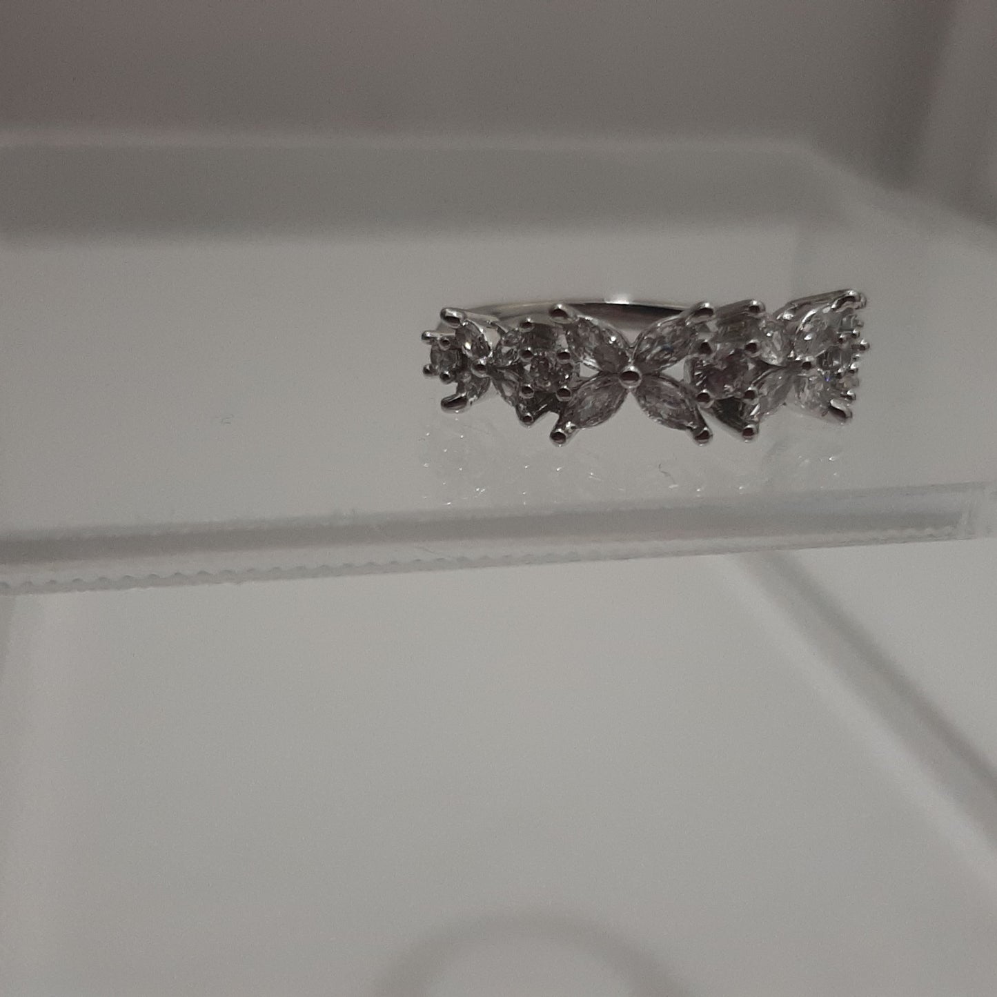 Floral Crystal Ring