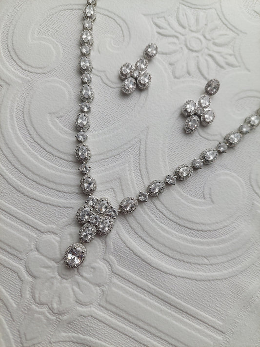 Wedding Earrings Necklace Set