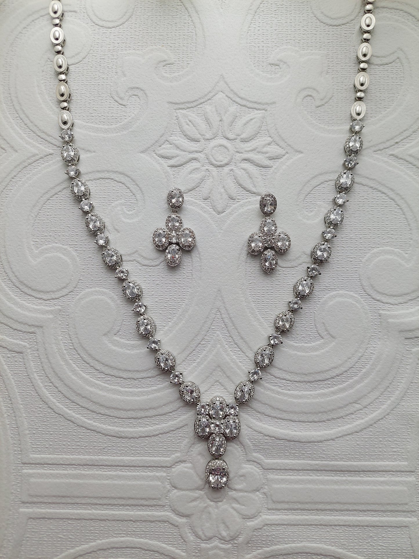 Wedding Earrings Necklace Set