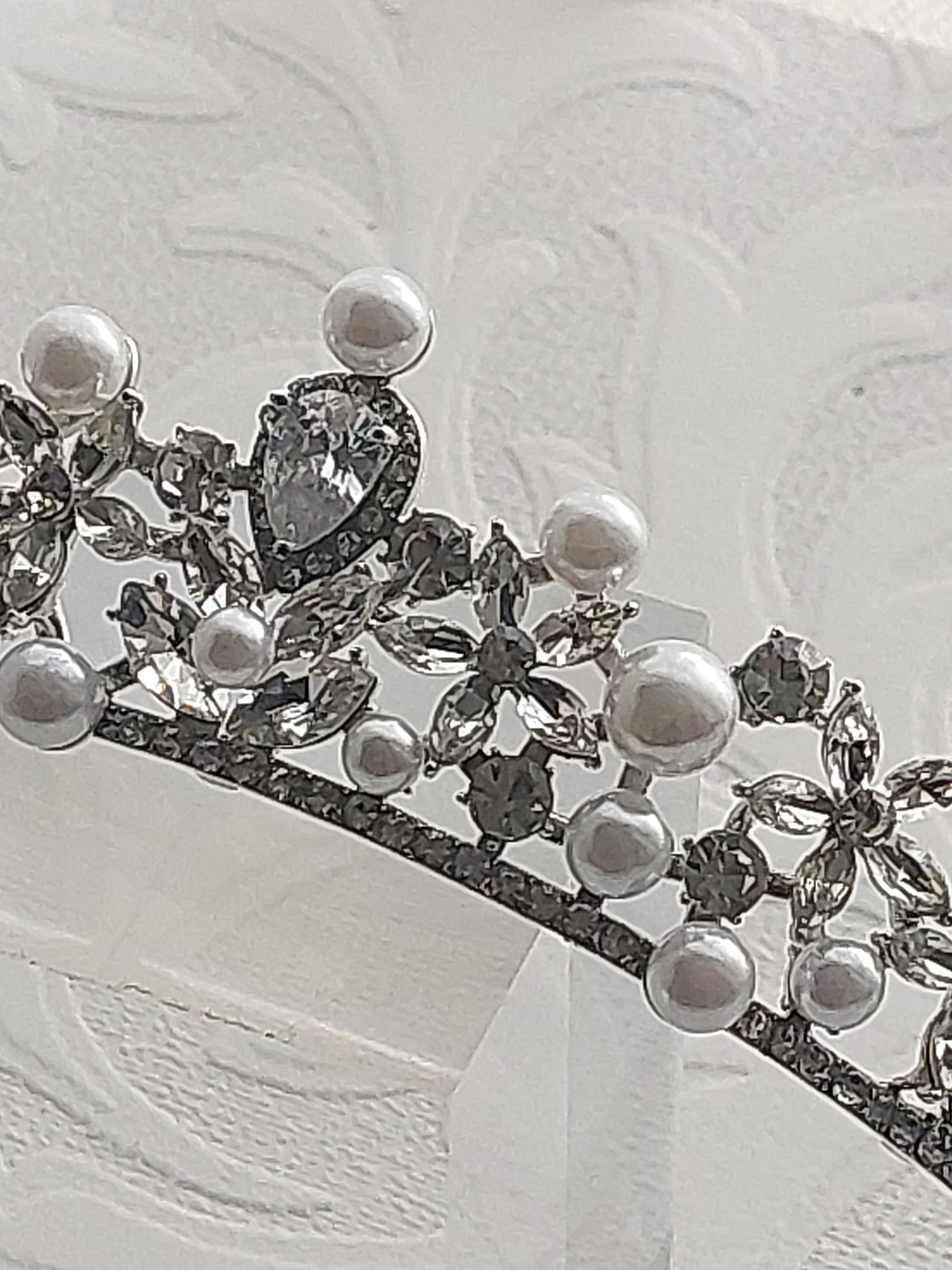 Vintage Inspired Pearl Tiara