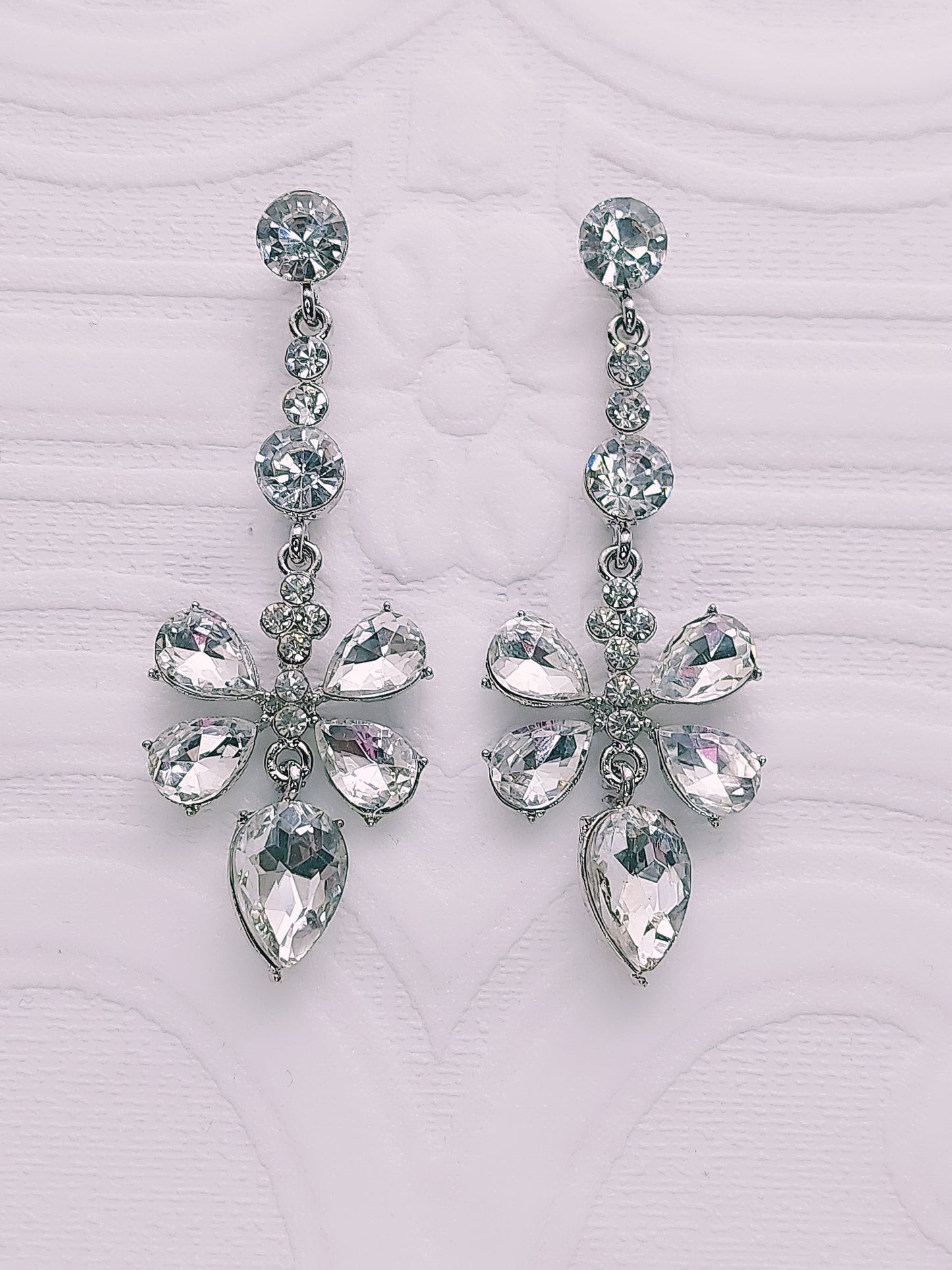 Long Crystal Earrings