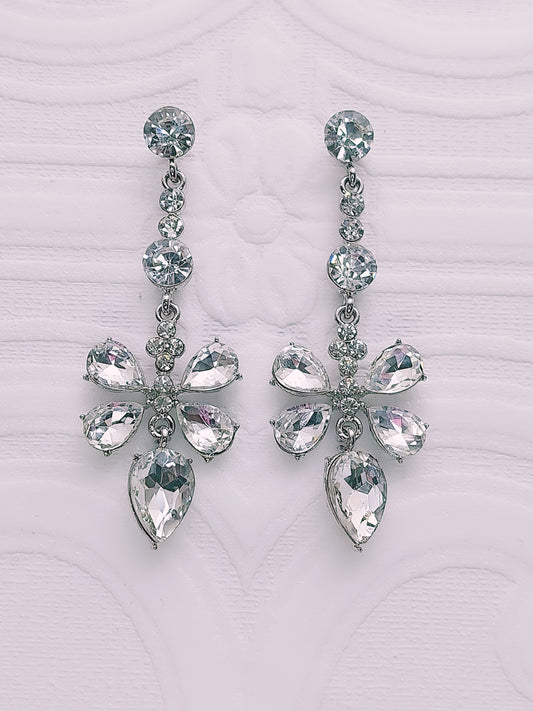 Long Crystal Earrings