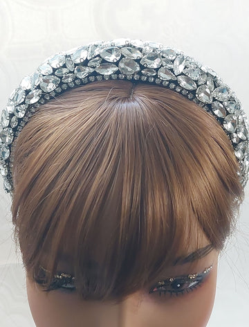 Crystal CZ Headband - HANDMADE