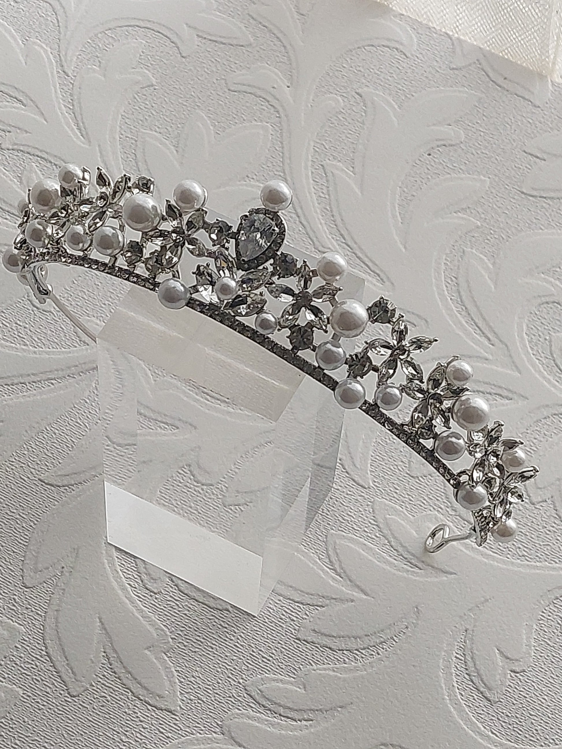 Vintage Inspired Pearl Tiara