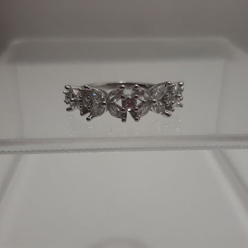 Floral Crystal Ring