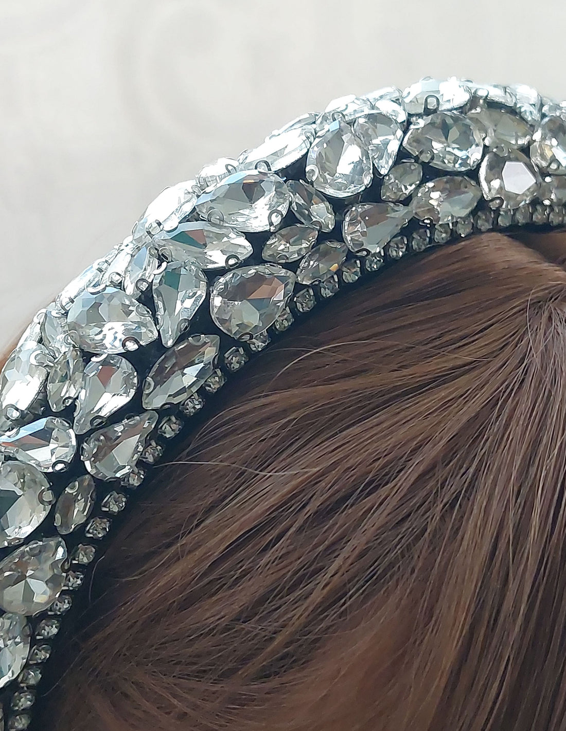 Crystal CZ Headband - HANDMADE