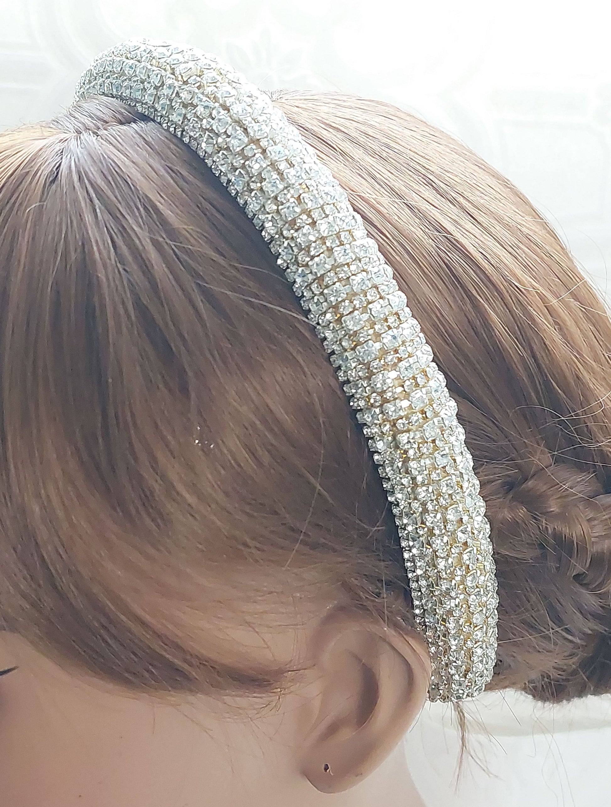Medium Size Rhinestone Headband