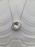 Round Shimmering Crystal Necklace
