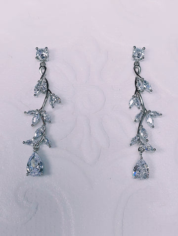 Long Vine Drop Earrings