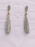 Timeless Gold Teardrop Earrings for the Modern Bride