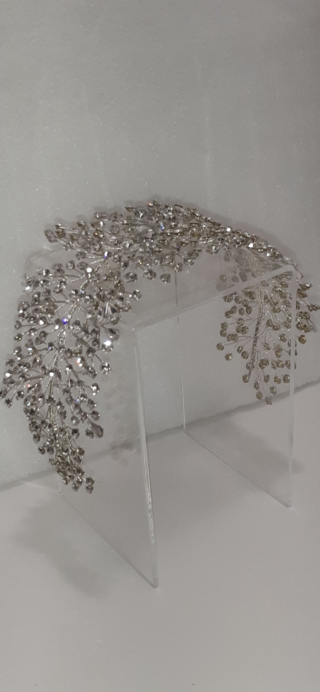 Handmade Rhinestone Vine