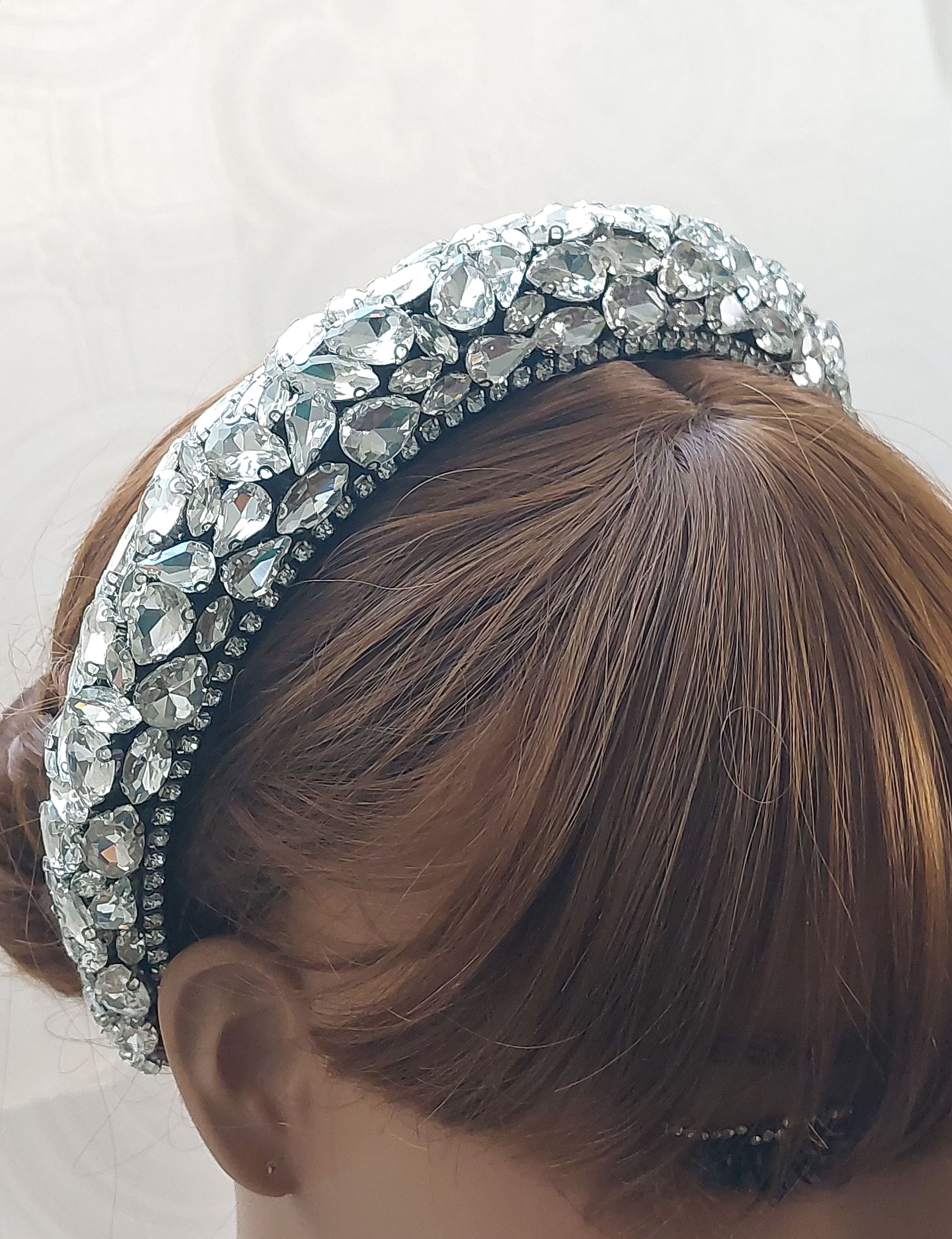 Crystal CZ Headband - HANDMADE