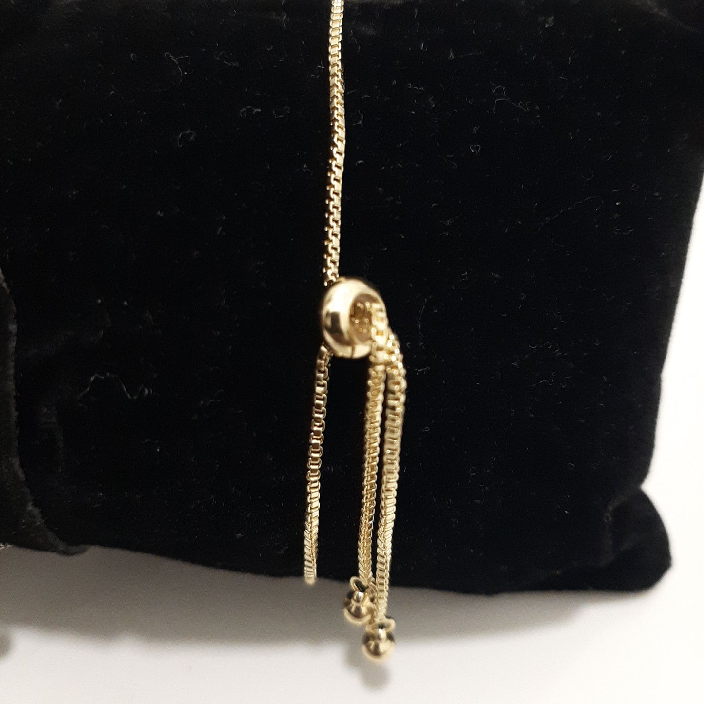 Gold Heart Drawstring Bracelet