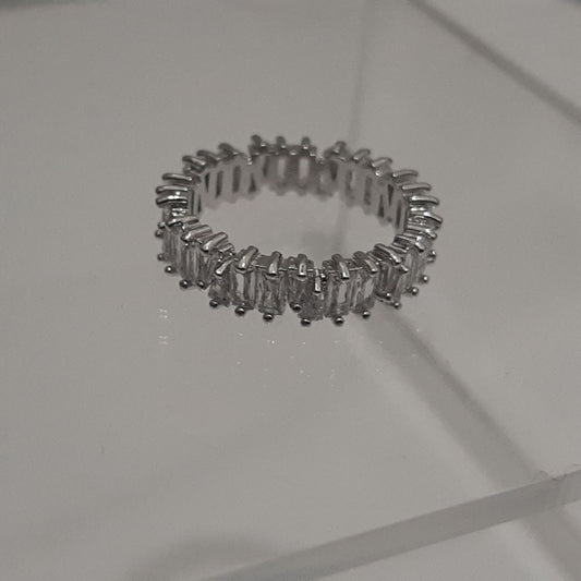 Silver Jagged Ring