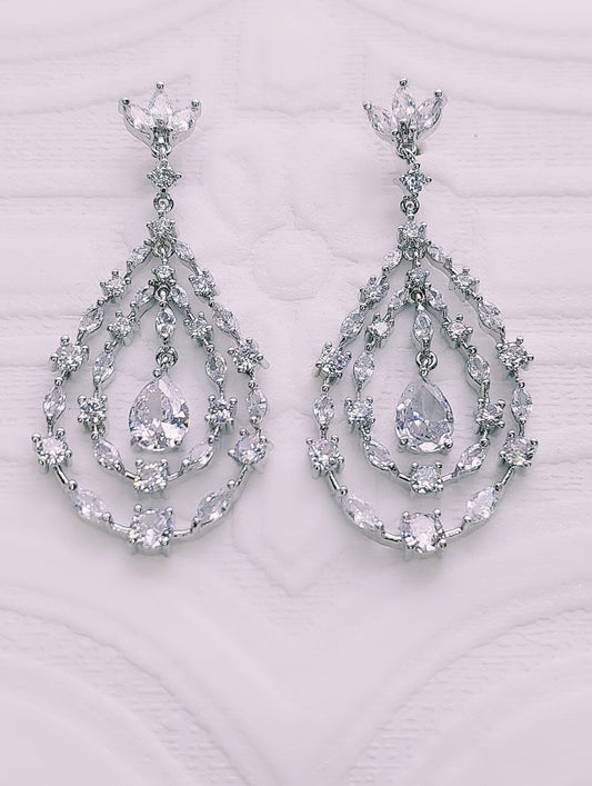 Double Teardrop Earrings