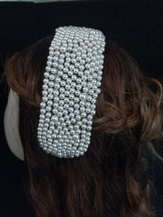 Wide Pearl Headband