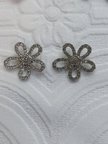 Crystal Daisy Earrings