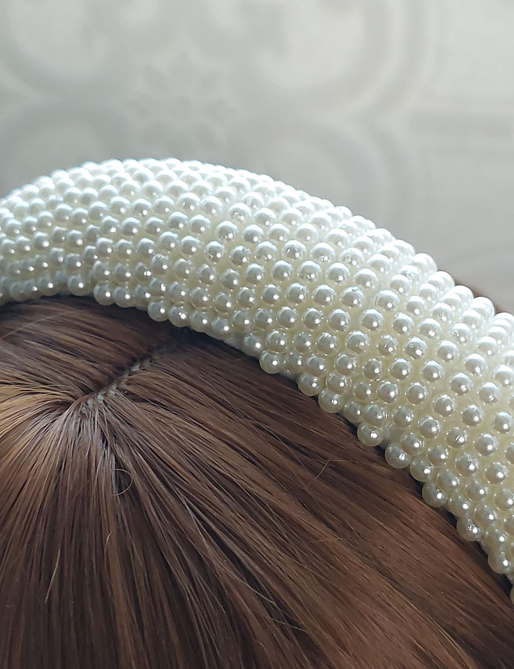 Multiple Rows Pearl Headband