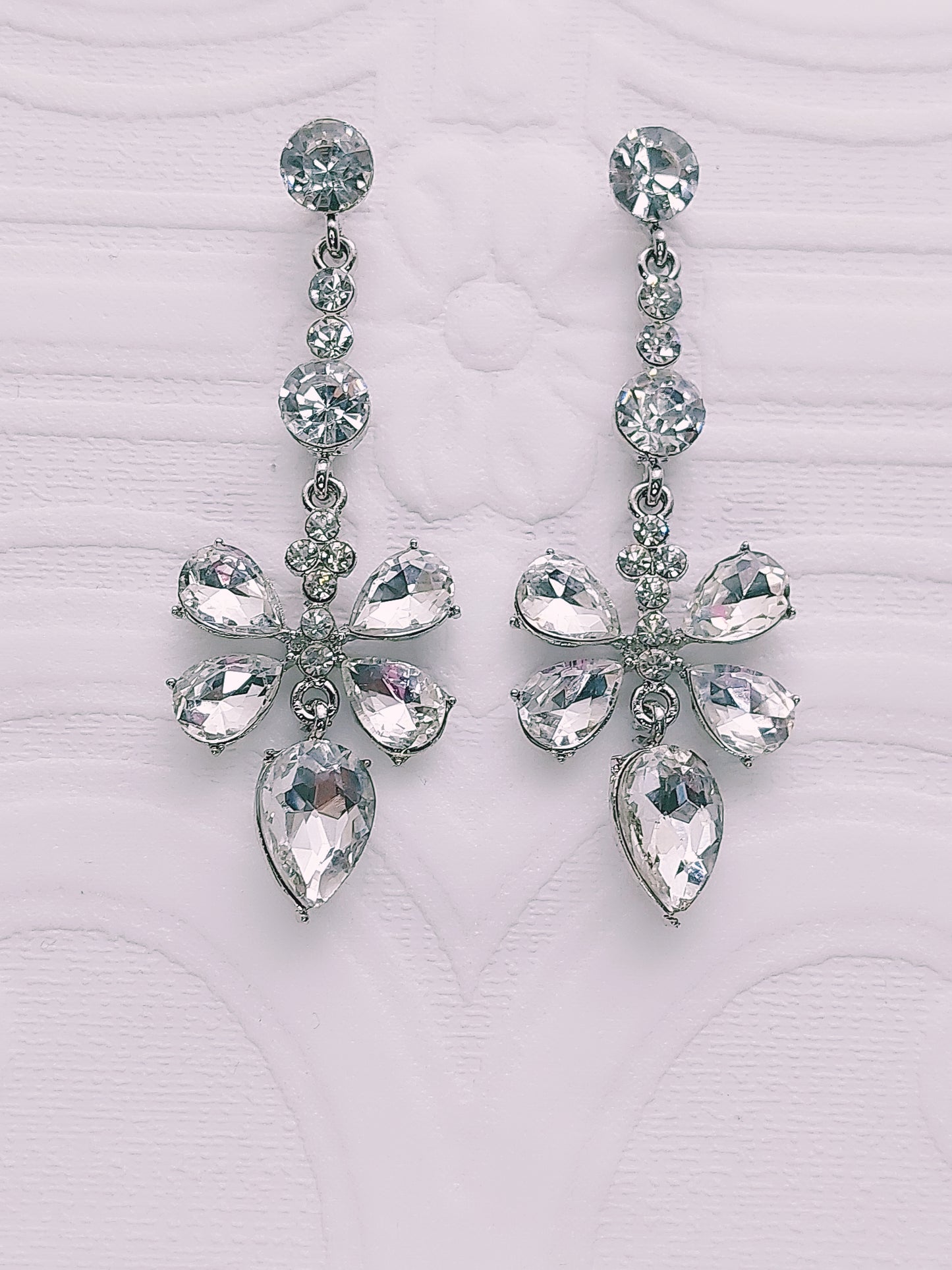 Long Crystal Earrings