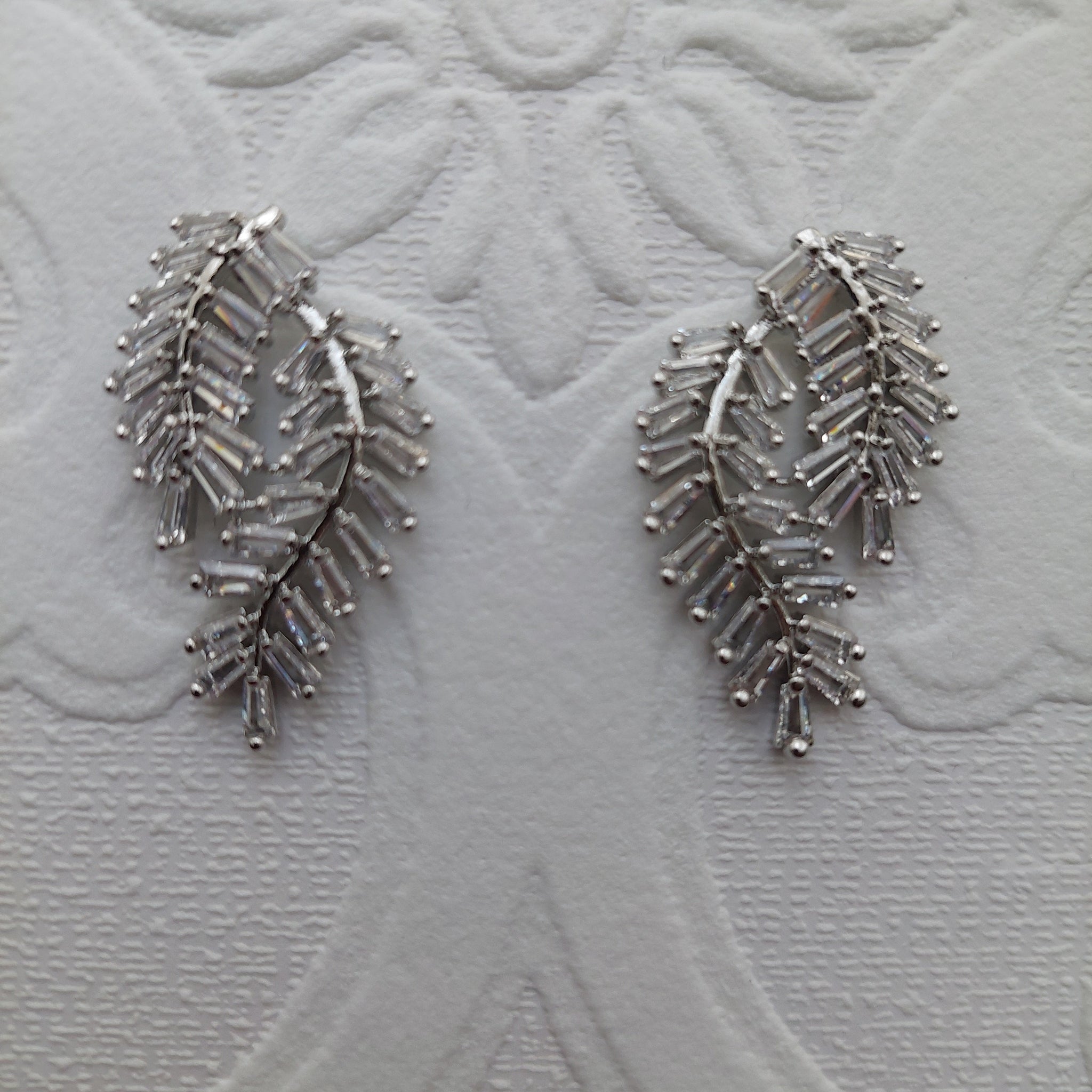 Timeless Double Vine Earrings for Modern Brides and Special Events