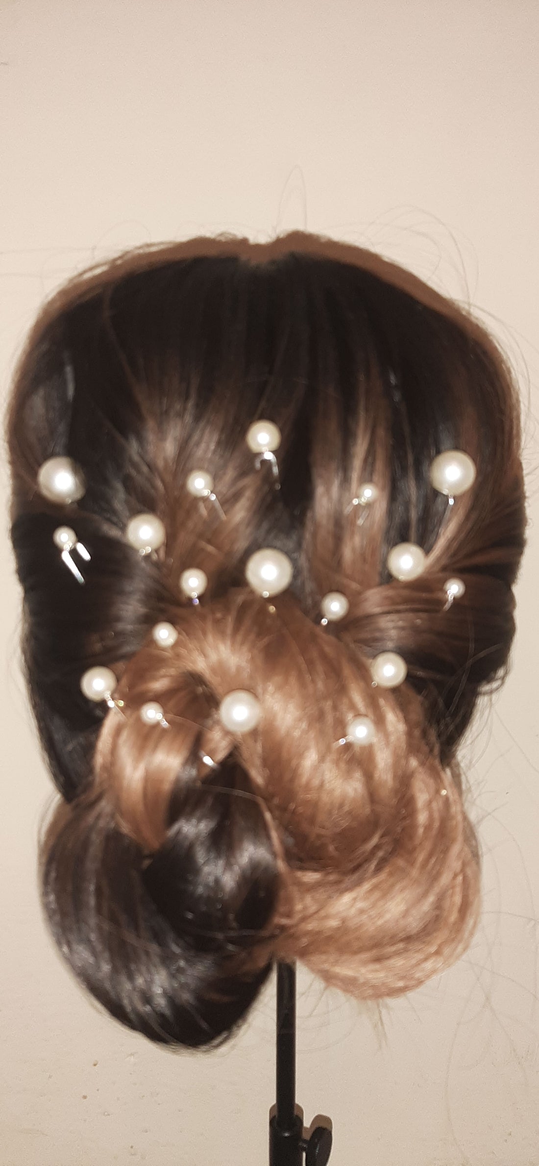 Gold Pearl Hairpins Set of 18