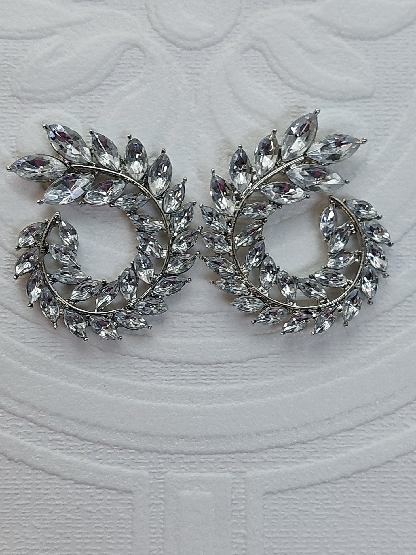 Crystal Swirl Earrings