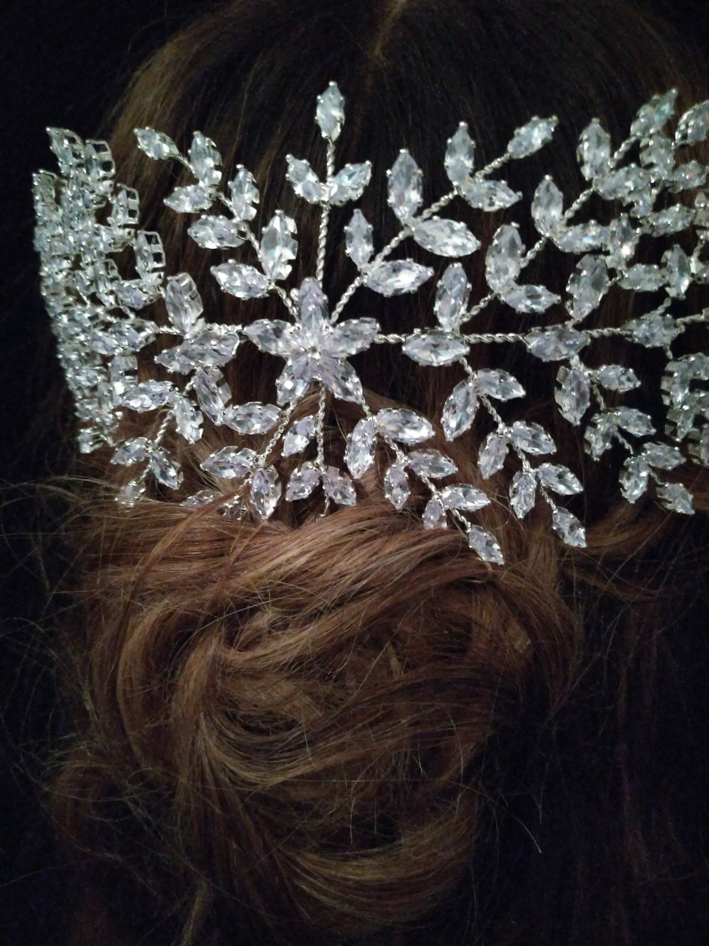 Cubic Zirconia Haircomb